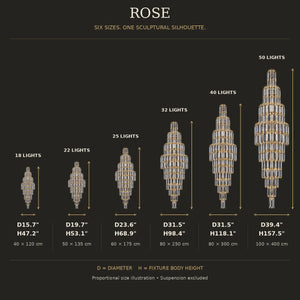 Rose Crystal Foyer Chandelier Modern Chandelier