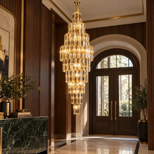 Rose Crystal Foyer Chandelier Modern Chandelier
