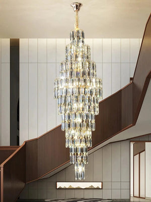 Rose Crystal Foyer Chandelier Modern Chandelier