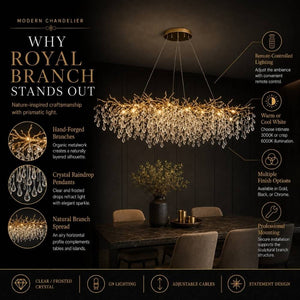 Royal Branch Crystal Chandelier Modern Chandelier