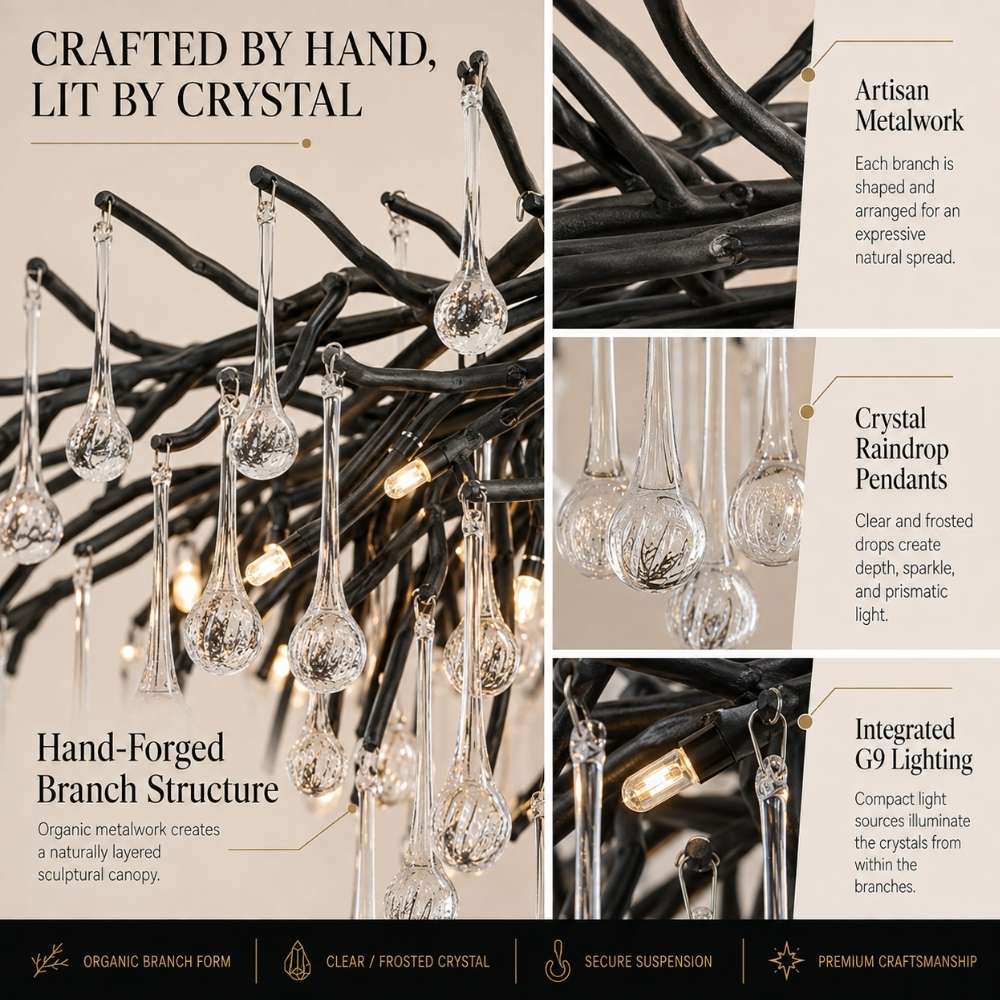 Royal Branch Crystal Chandelier Modern Chandelier