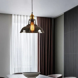 Rue Vintage Pendant Light Smoke Grey Modern Chandelier