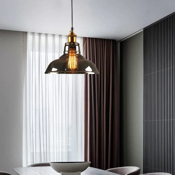 Rue Vintage Pendant Light smoke grey modern vintage kitchen