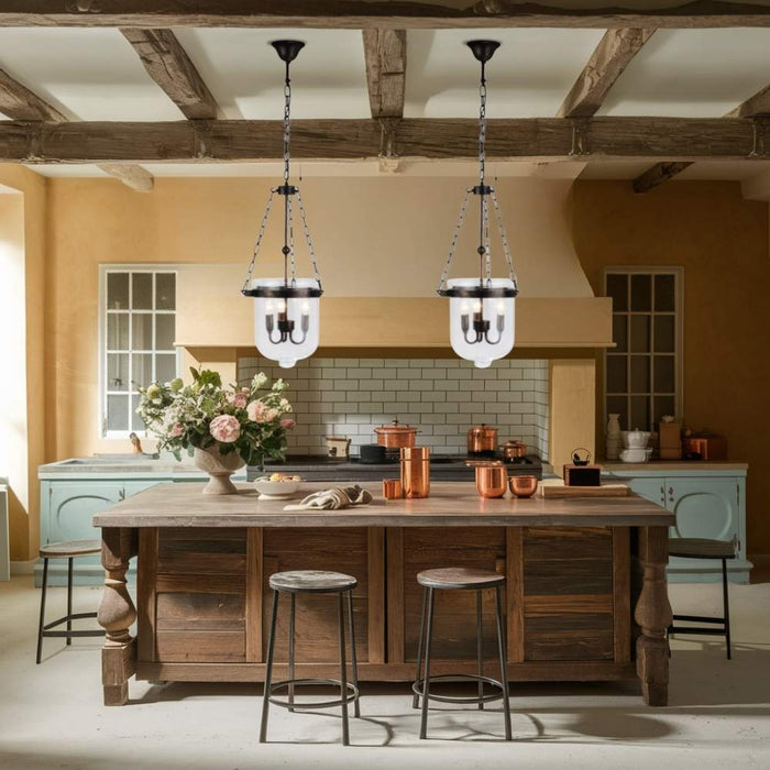 Rustora Antique Glass Pendant Light rustic farmhouse kitchen