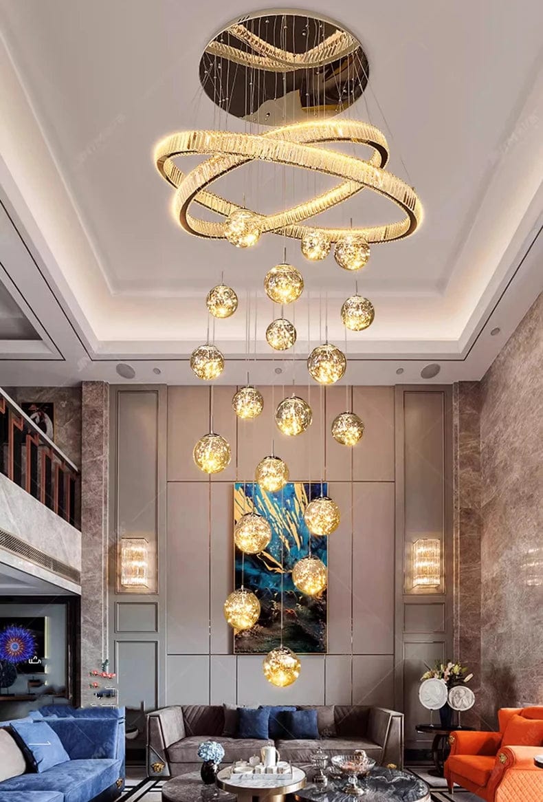 Saige Luxury Staircase Chandelier Modern Chandelier