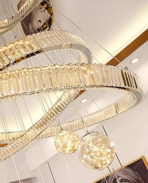 Saige Luxury Staircase Chandelier Modern Chandelier