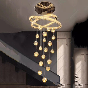 Saige Luxury Staircase Chandelier Modern Chandelier