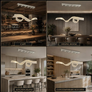 Sevya Kitchen Island Crystal Chandelier Modern Chandelier