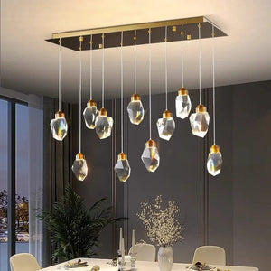 Shade Crystal Stone Chandelier Modern Chandelier