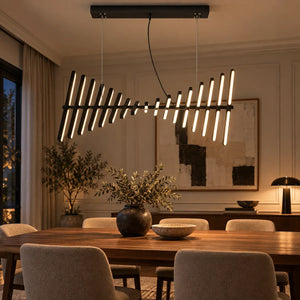 Skye Linear Contemporary Chandelier Modern Chandelier