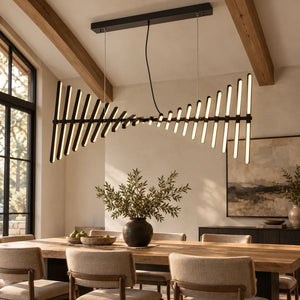 Skye Linear Contemporary Chandelier Modern Chandelier
