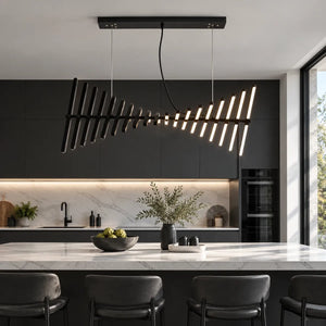 Skye Linear Contemporary Chandelier Modern Chandelier