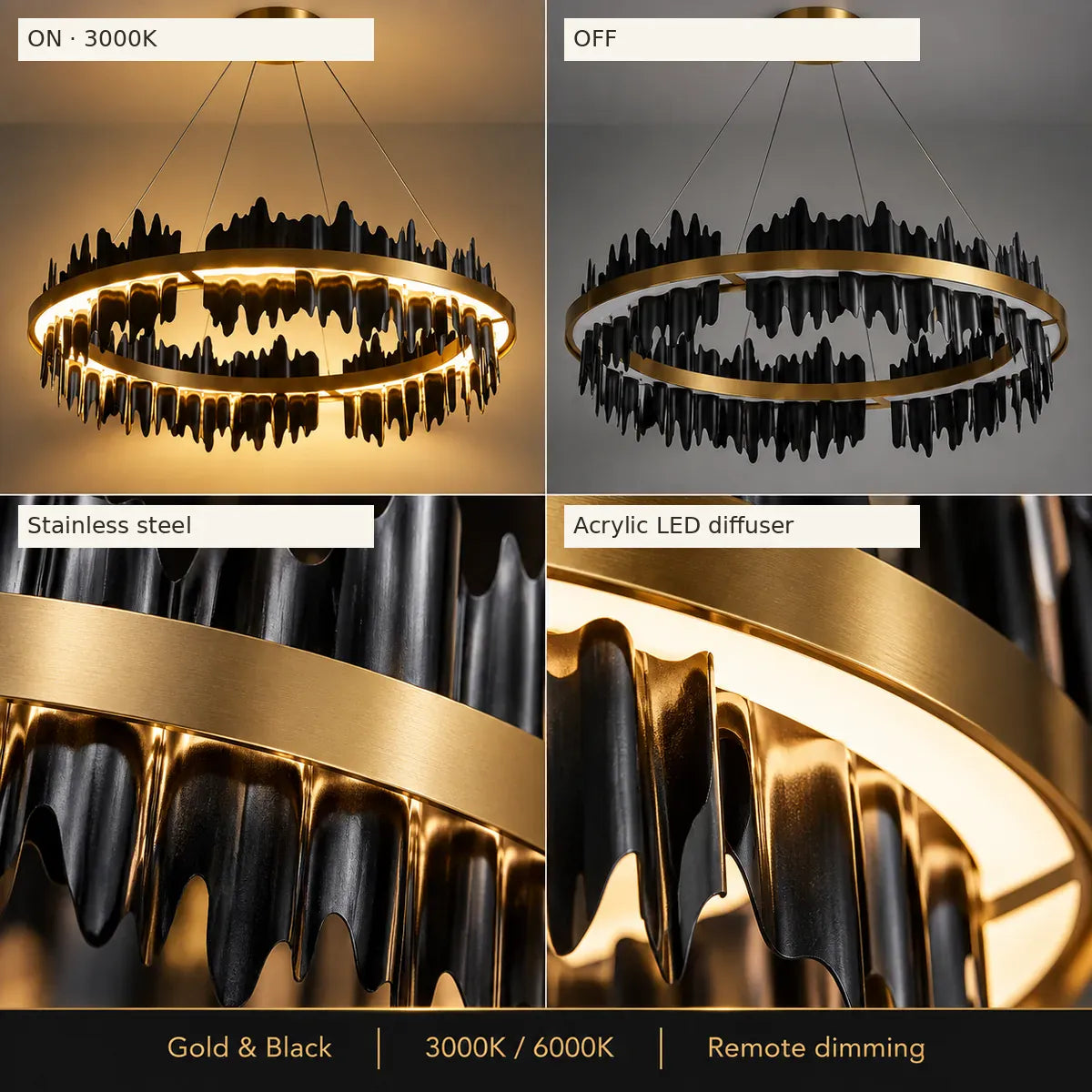 Sophia Modern Round Chandelier Modern Chandelier
