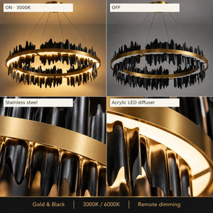 Sophia Modern Round Chandelier Modern Chandelier