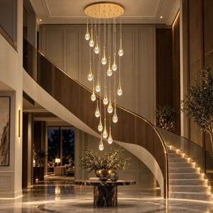 Soul Crystal Staircase Chandelier Modern Chandelier