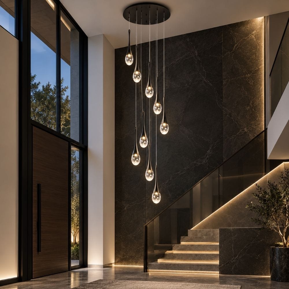 Soul Crystal Staircase Chandelier Modern Chandelier
