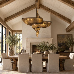 Storm Modern Long Chain Chandelier Modern Chandelier