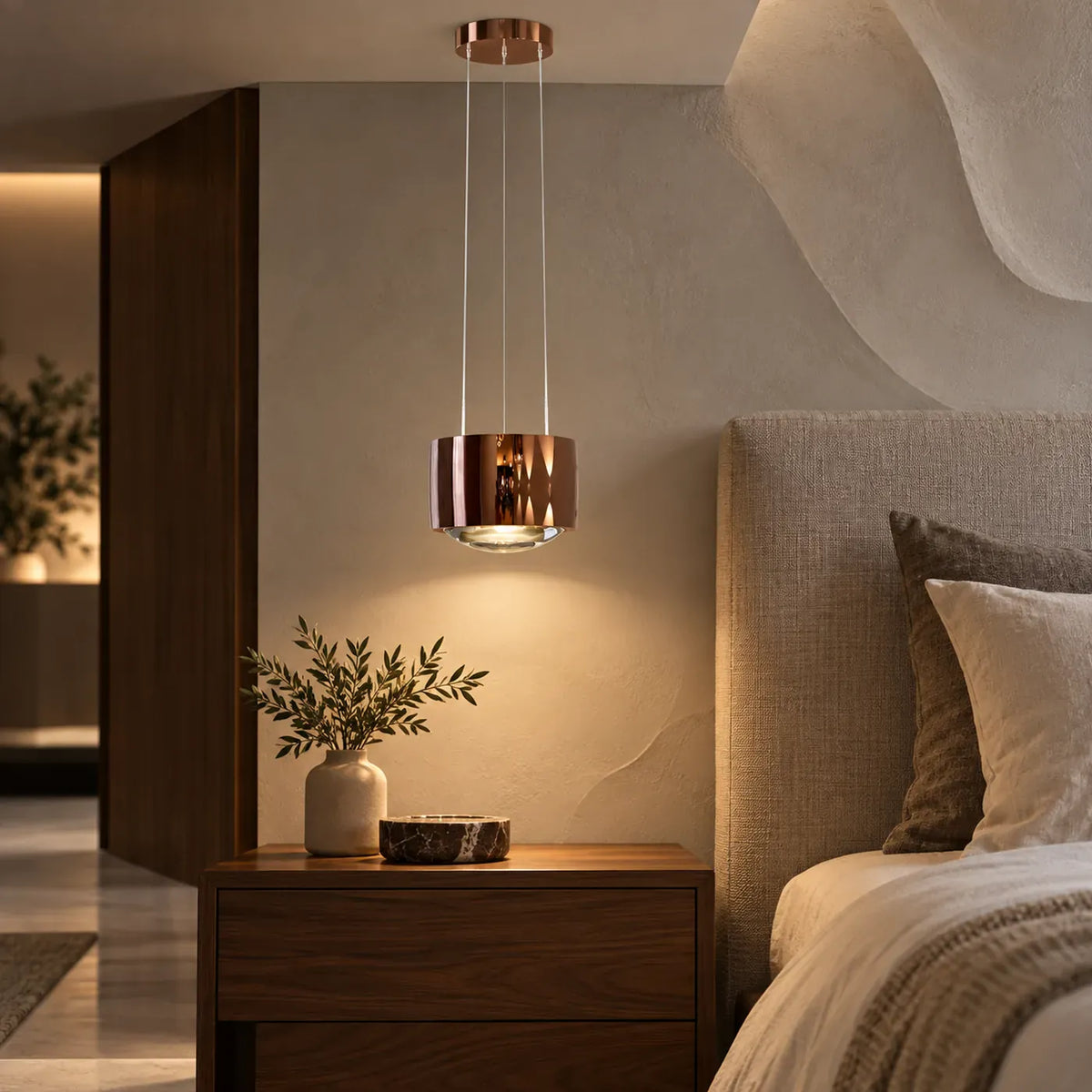 Sylvie Modern Pendant Light Rose gold / Warm White 3000K / 59.06" (150cm) Modern Chandelier