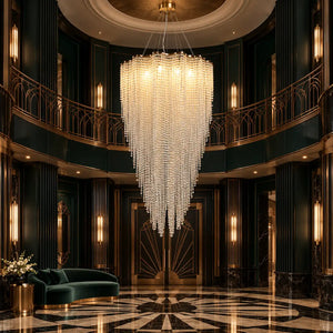 Talis Crystal Cascade Chandelier Modern Chandelier