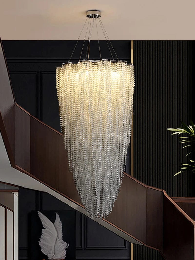 Talis Crystal Cascade Chandelier Modern Chandelier