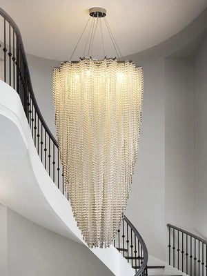 Talis Crystal Cascade Chandelier Modern Chandelier