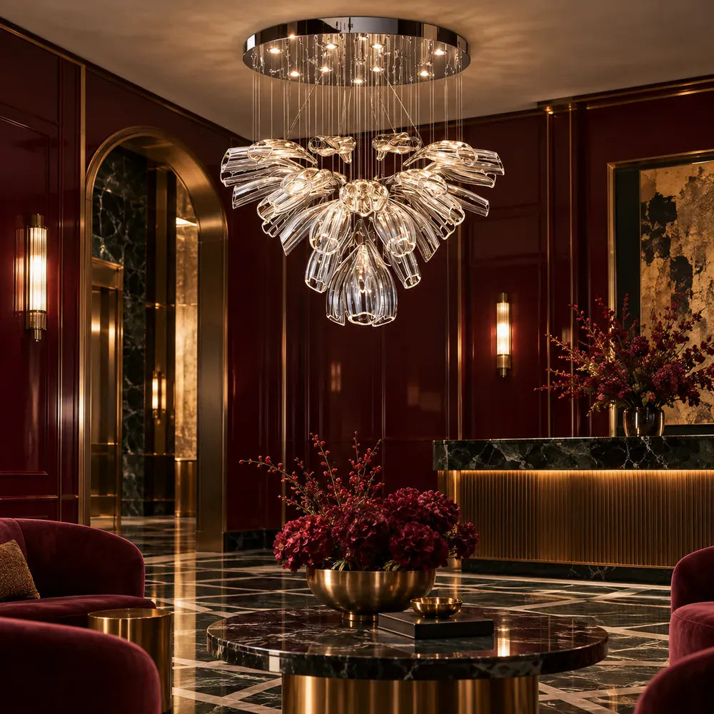 Tanju Modern Art Glass Chandelier Modern Chandelier