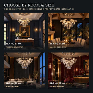 Tanju Modern Art Glass Chandelier Modern Chandelier