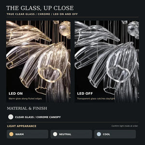 Tanju Modern Art Glass Chandelier Modern Chandelier