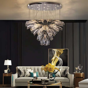 Tanju Modern Art Glass Chandelier 31.50" (80cm) Modern Chandelier