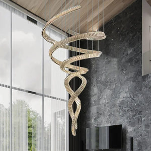 Tara Crystal Staircase Chandelier Modern Chandelier