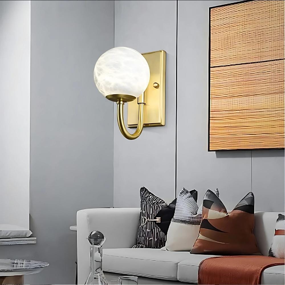 Teal Modern Marble Wall Sconce Modern Chandelier