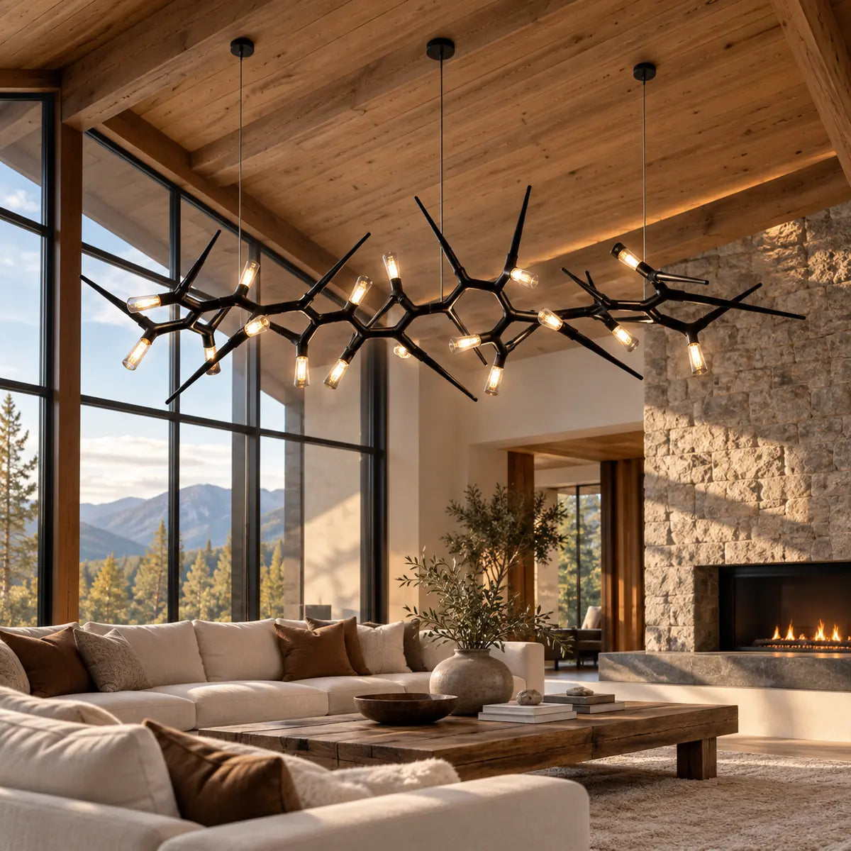 Terra Sputnik Dining Room Chandelier Modern Chandelier