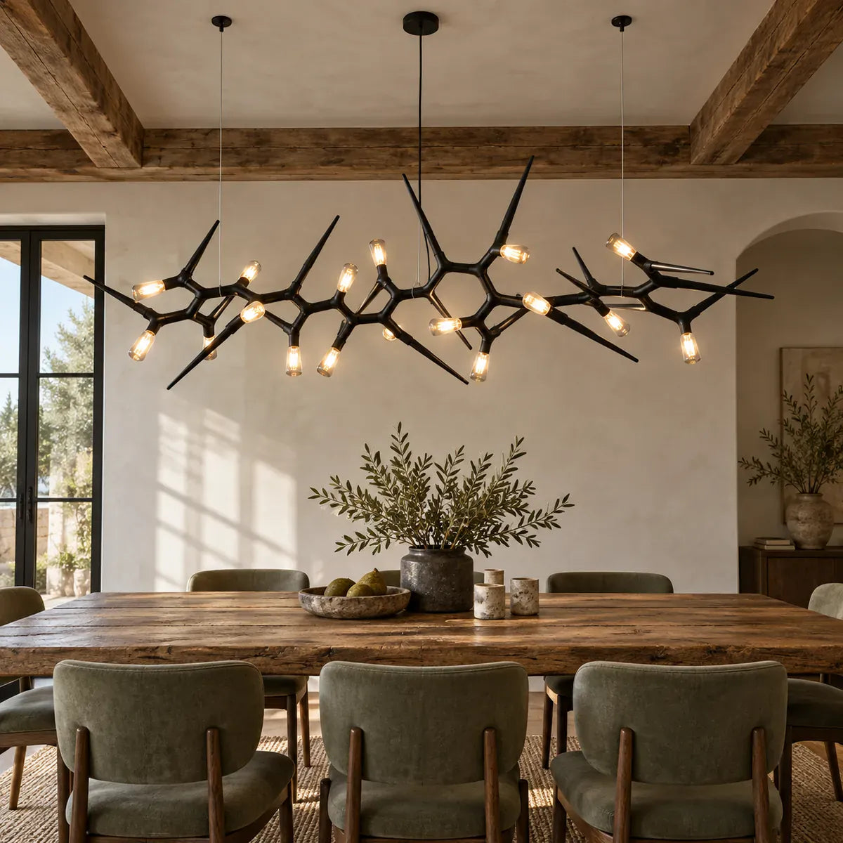 Terra Sputnik Dining Room Chandelier Modern Chandelier