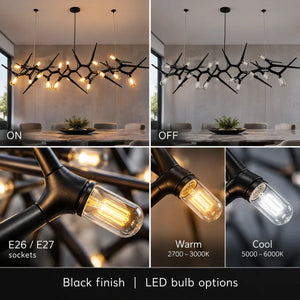 Terra Sputnik Dining Room Chandelier Modern Chandelier