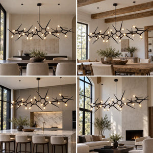 Terra Sputnik Dining Room Chandelier Modern Chandelier