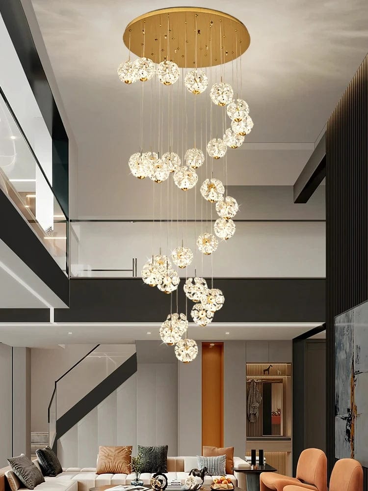 Tess Foyer Staircase Chandelier Modern Chandelier