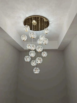 Tess Foyer Staircase Chandelier Modern Chandelier