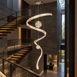 Thea Contemporary Crystal Chandelier Modern Chandelier