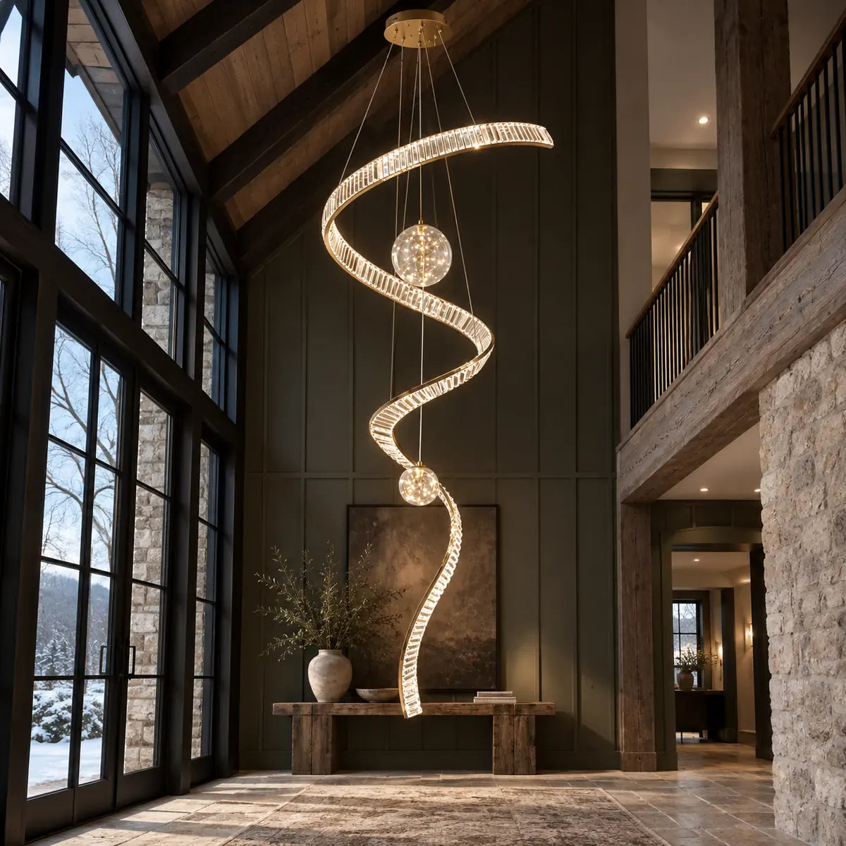 Thea Contemporary Crystal Chandelier Modern Chandelier