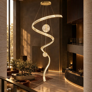 Thea Contemporary Crystal Chandelier Modern Chandelier