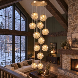 Tia Multi Globe Pendant Chandelier Modern Chandelier