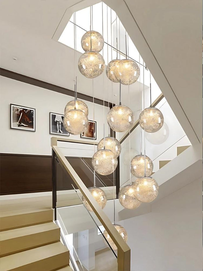 TIA Multi-Globe Pendant Chandelier statement dining island