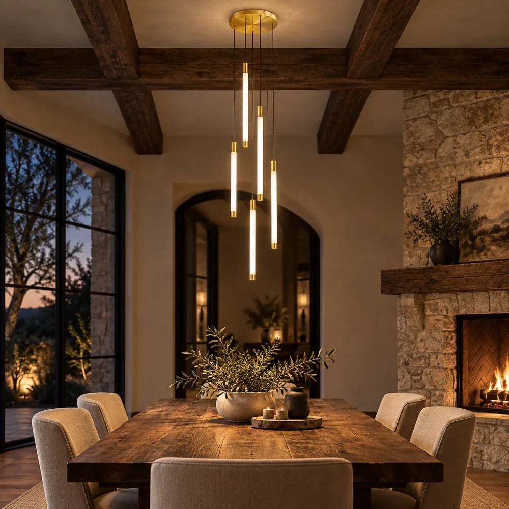 Tide Contemporary Staircase Chandelier Modern Chandelier