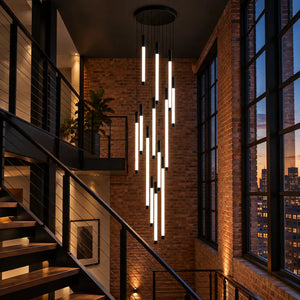 Tide Contemporary Staircase Chandelier Modern Chandelier