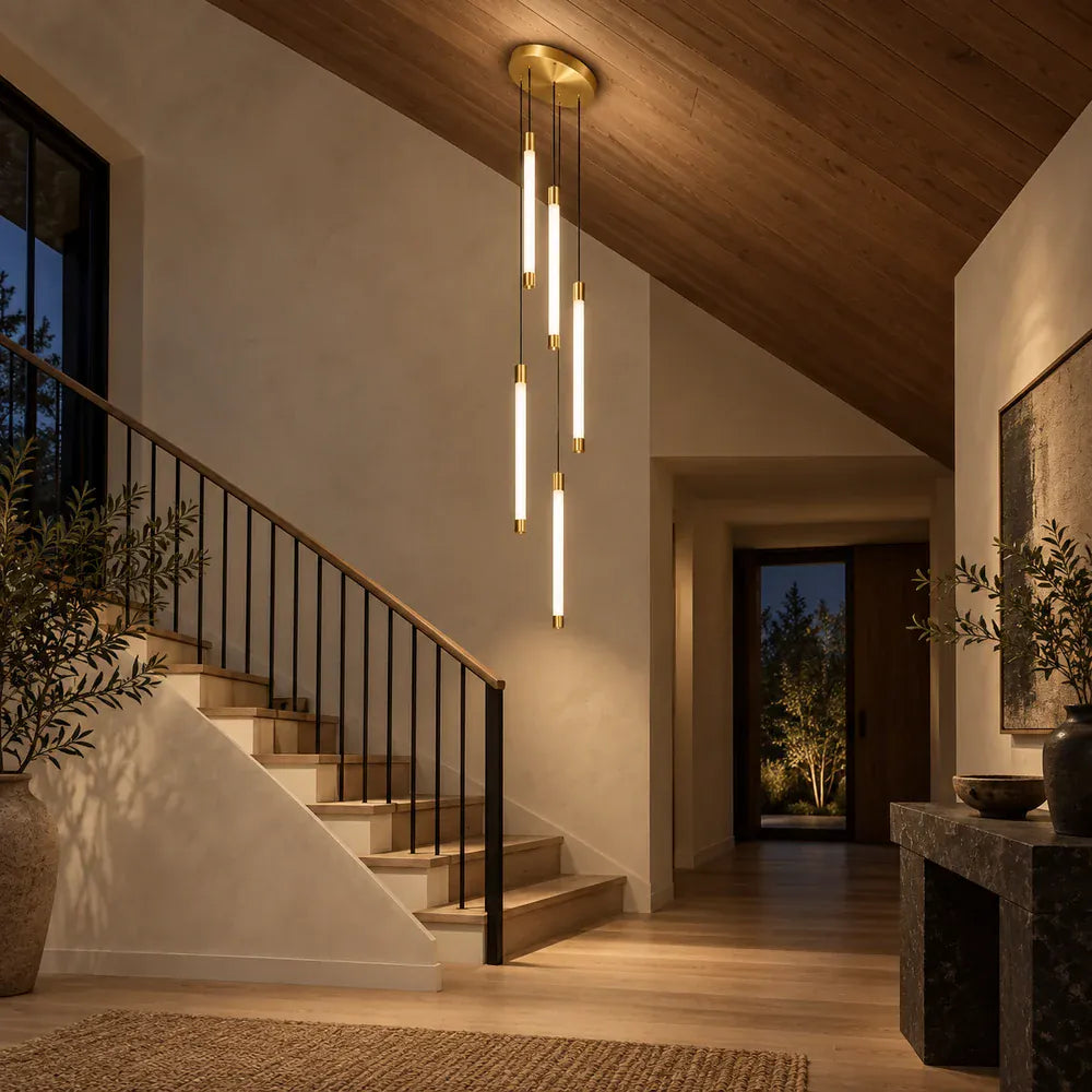 Tide Contemporary Staircase Chandelier Modern Chandelier