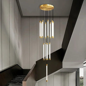 Tide Contemporary Staircase Chandelier Modern Chandelier