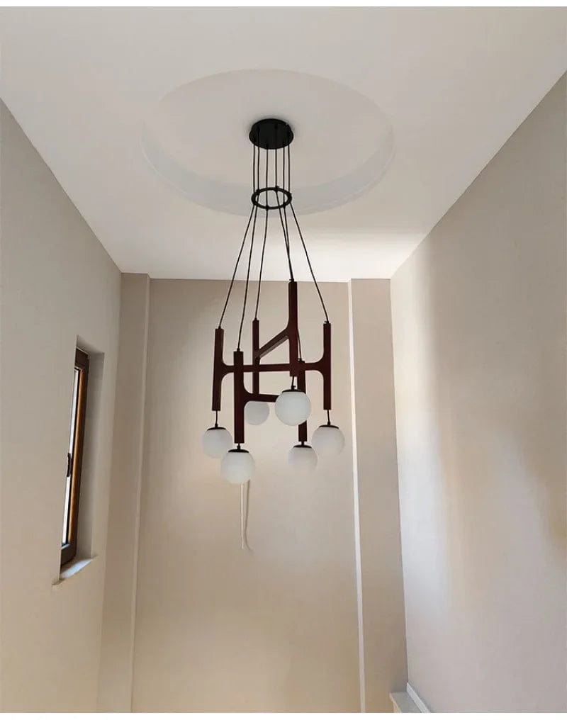 Tide Vintage Wood Chandelier Modern Chandelier