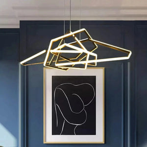 Tina Led Geometric Chandelier Modern Chandelier