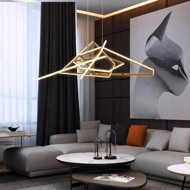 Tina Led Geometric Chandelier Modern Chandelier