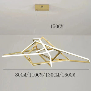 Tina Led Geometric Chandelier Modern Chandelier